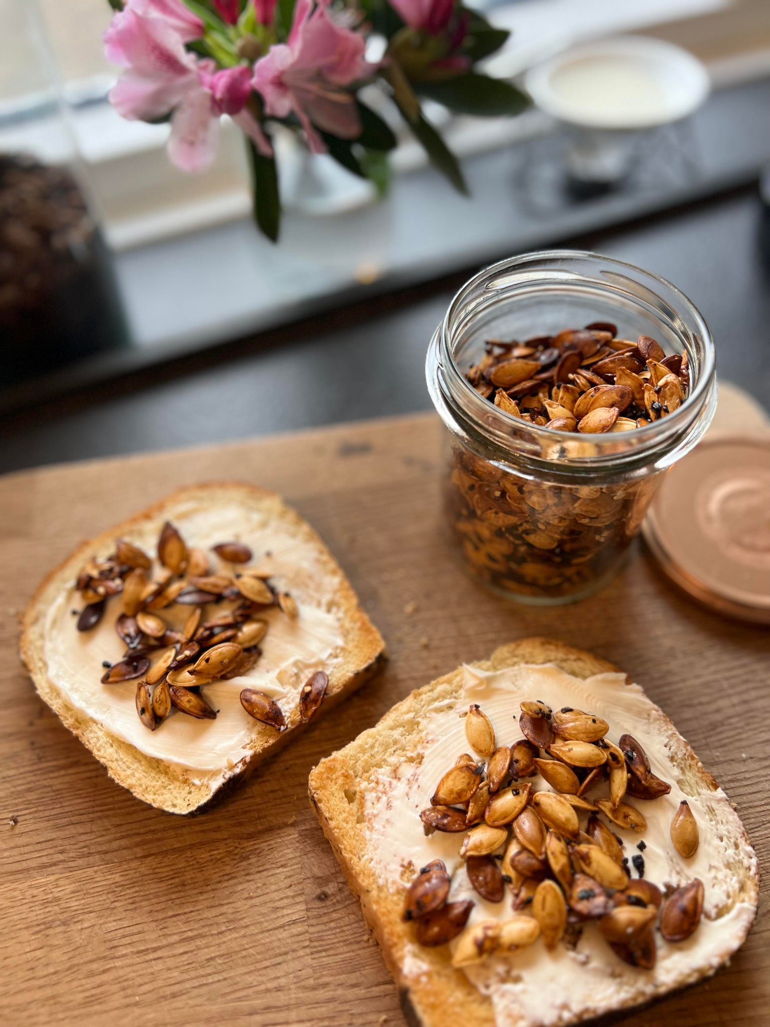 Ristede græskarkerner