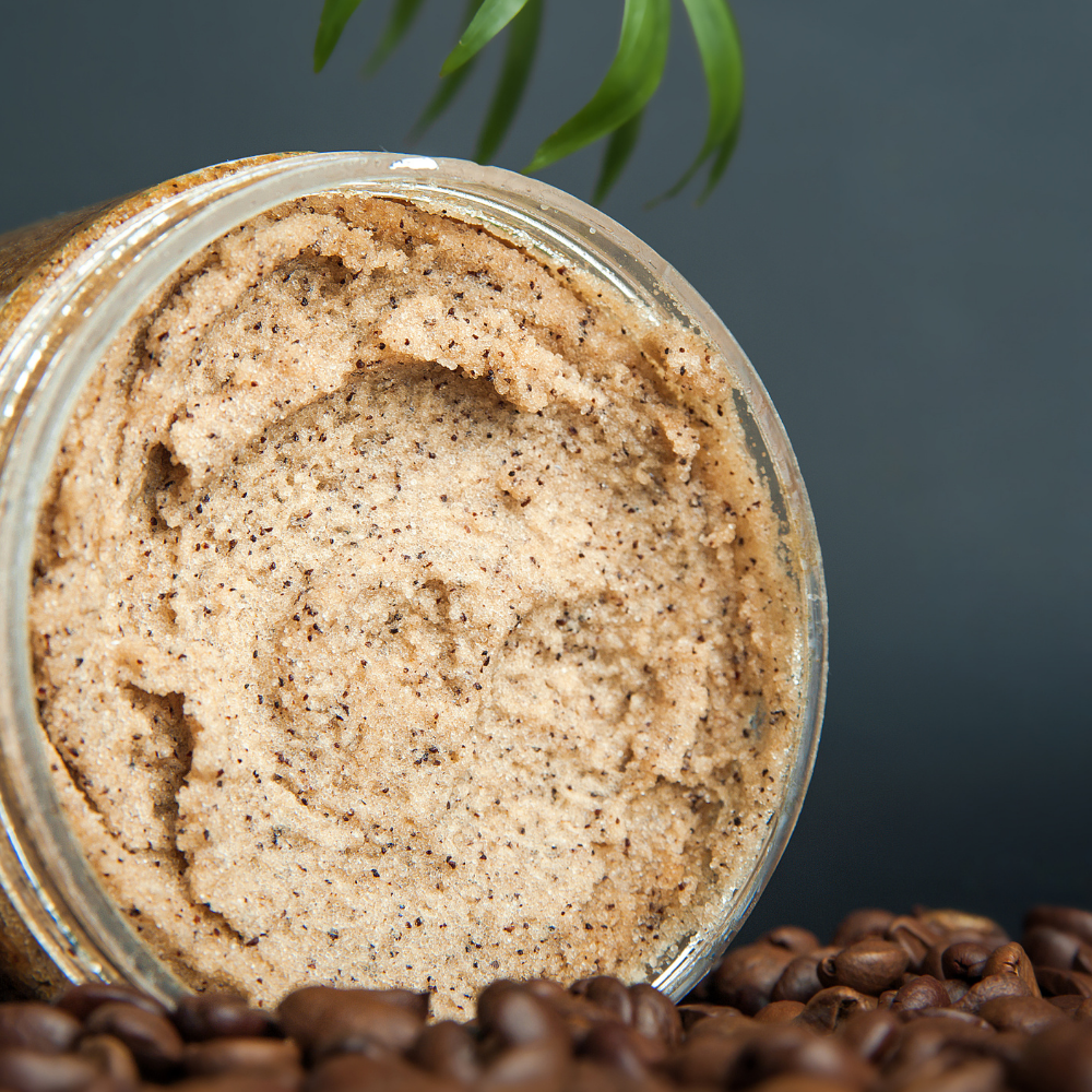 Lav din egen sukker- eller kaffescrub i små glas