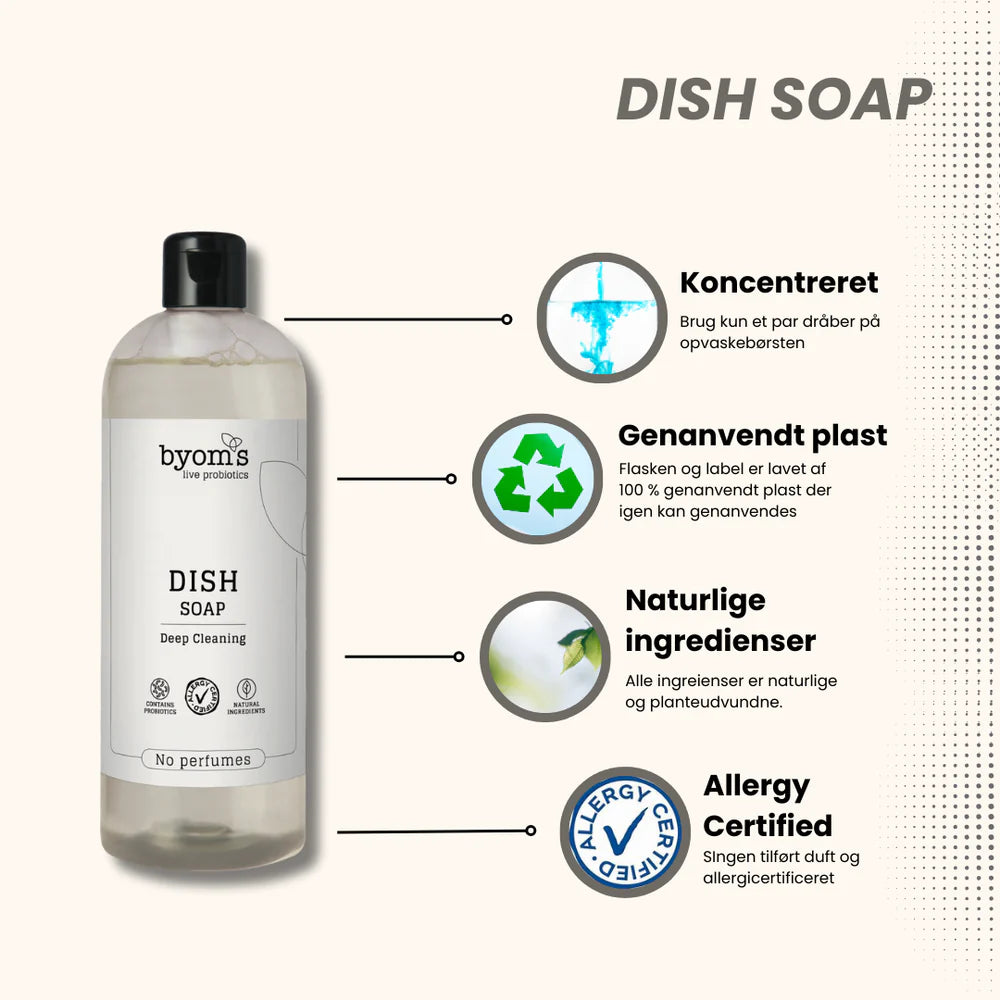 Byoms Dish Soap 480 ml - Husmortip Favorit