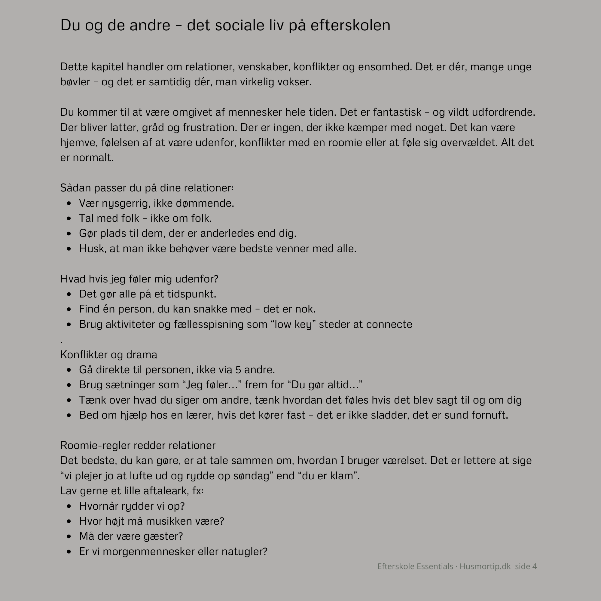 Efterskole E-Bogen