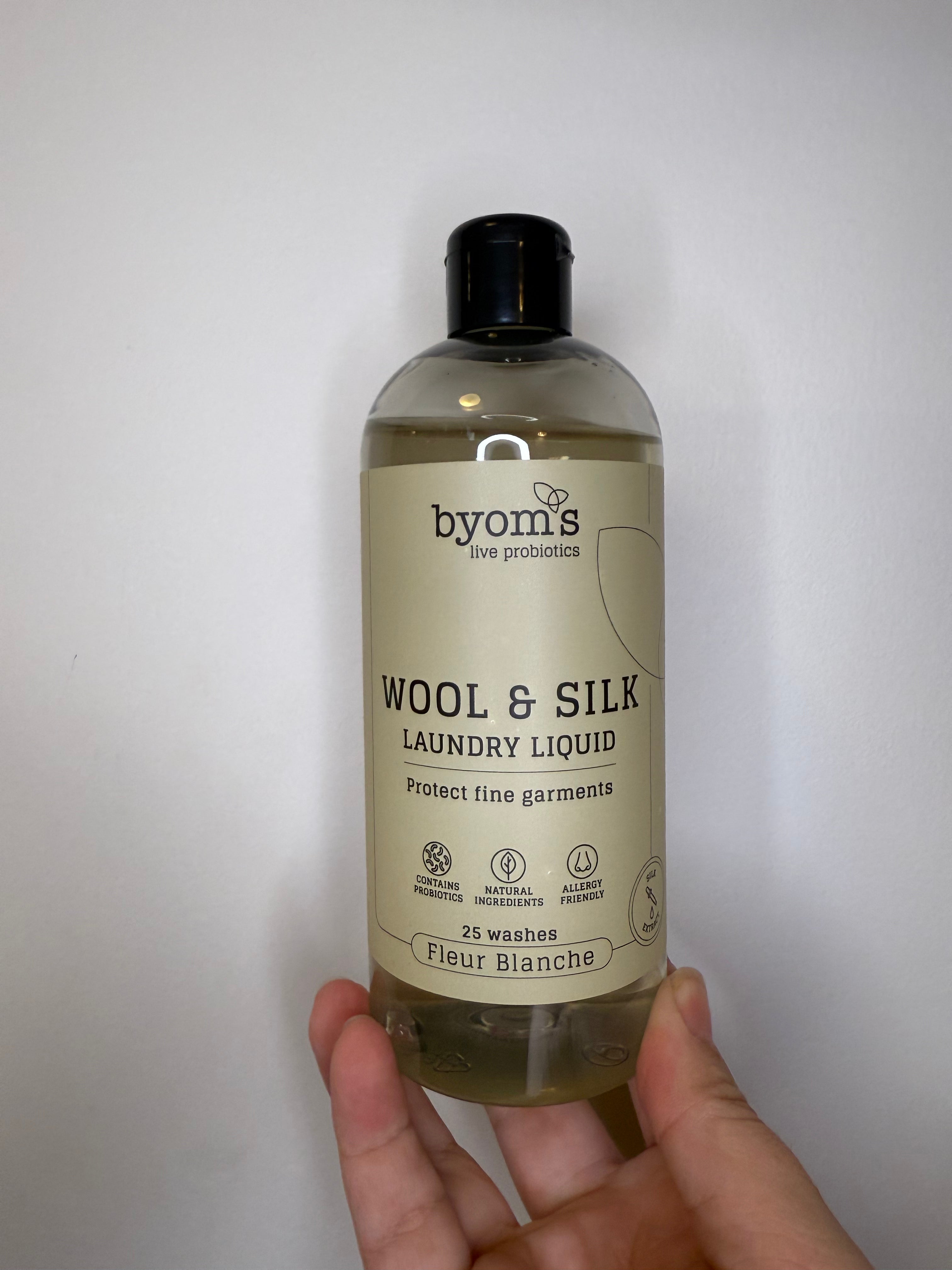 Byoms Vaskemiddel til Silke og uld 400ml #stopproduktspild