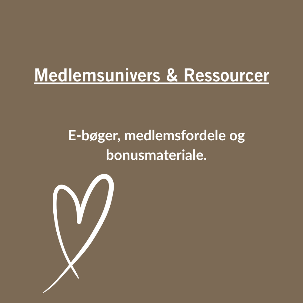 Medlemsunivers & Ressourcer