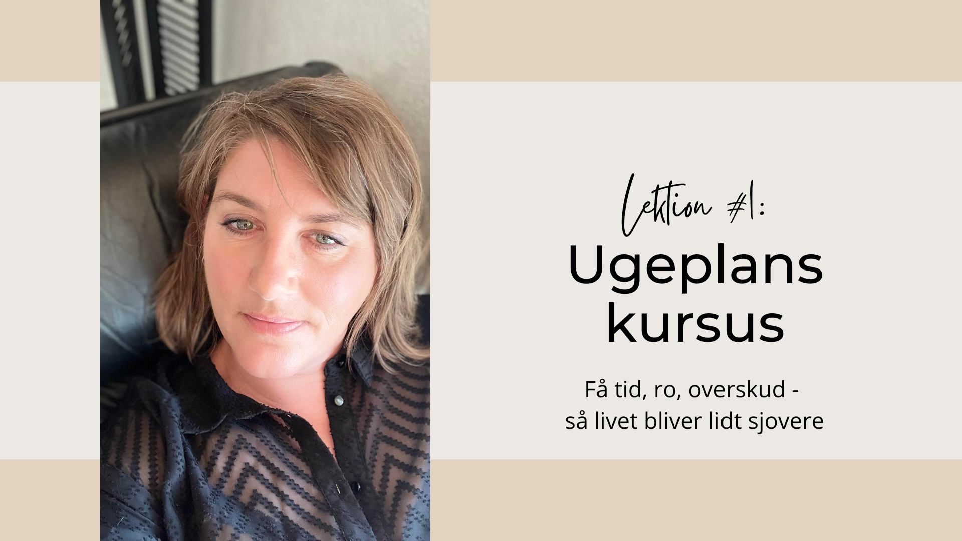 Online Ugeplanskursus - Udsolgt