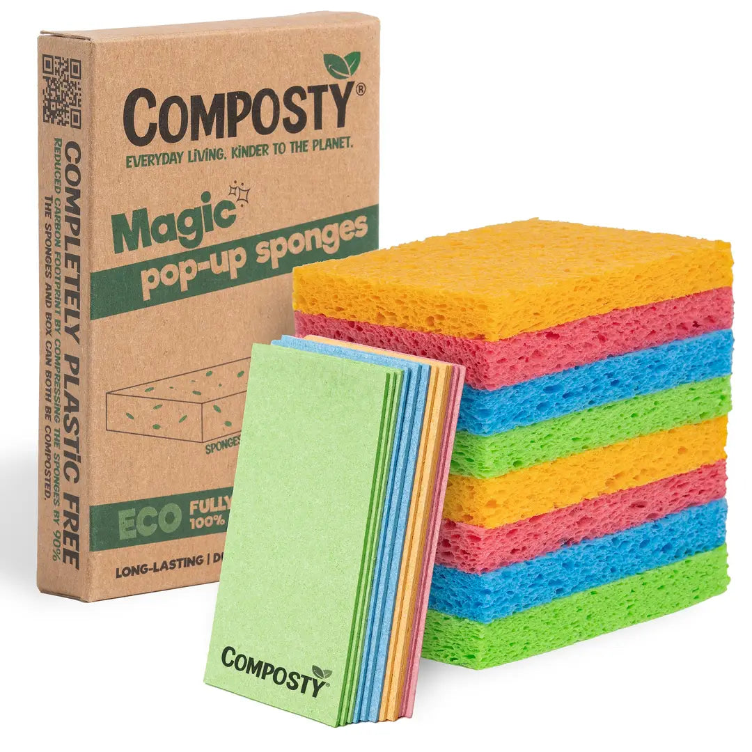 Composty® | Magiske 'Pop-Up' svampe | 6 Multipack