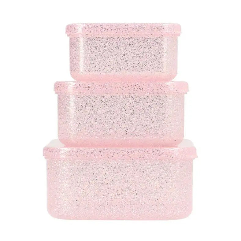 3 Glitter Pink Madkasser