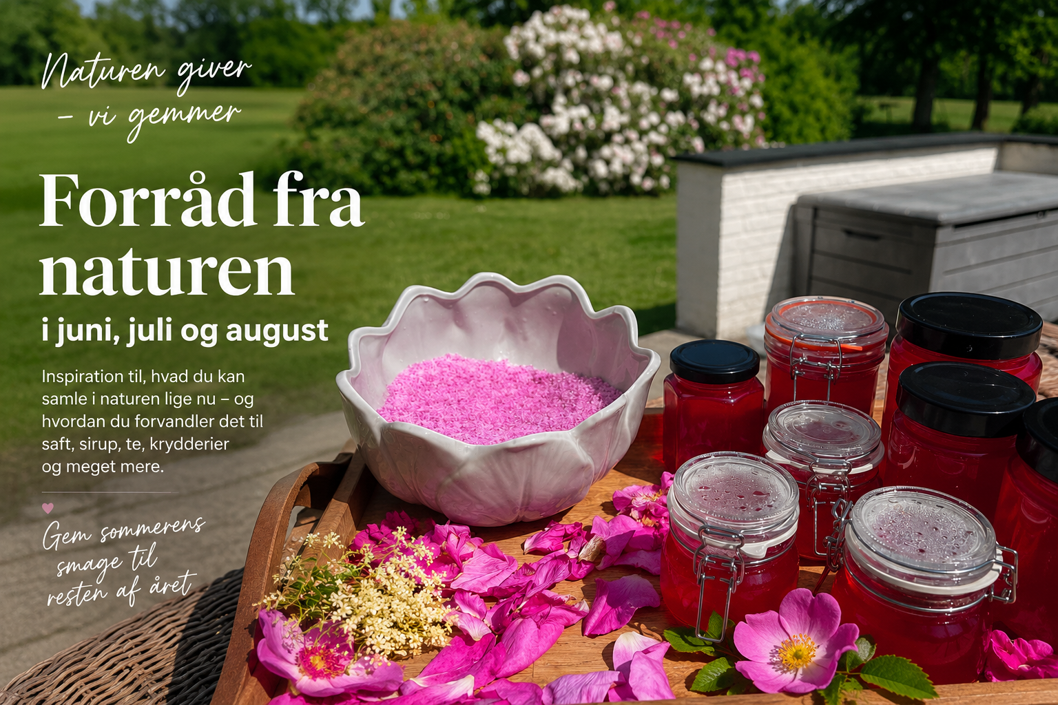 Juni, juli og august – naturens gratis spisekammer