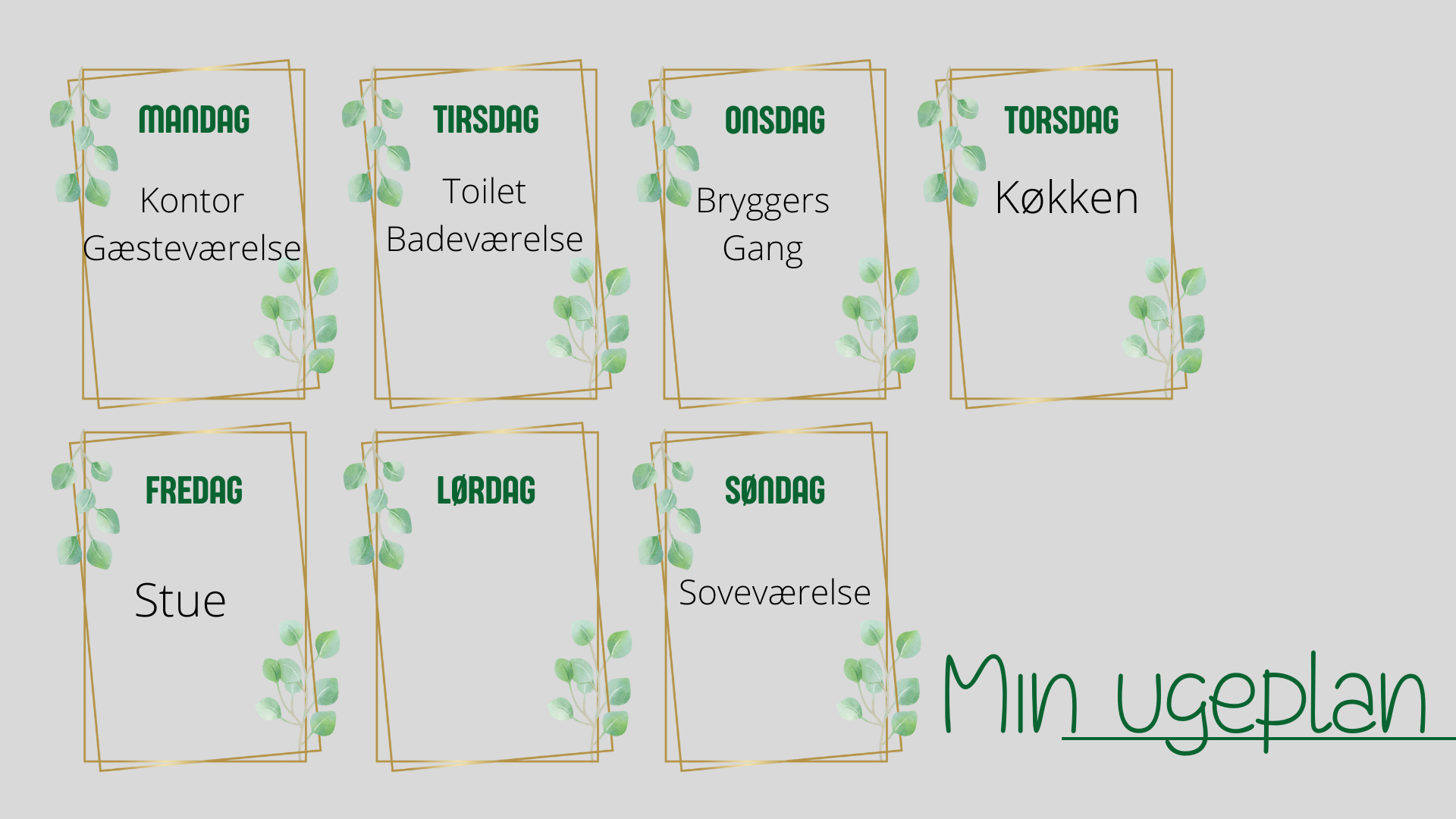 Ugeplan