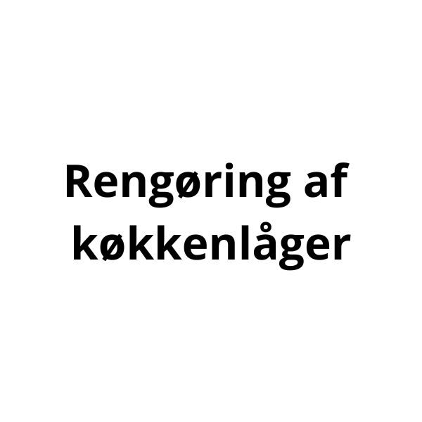 Videoguides - Rengøring af køkkenlåger