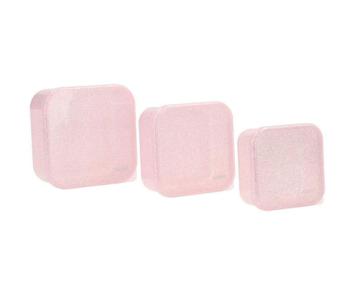 3 Glitter Pink Madkasser