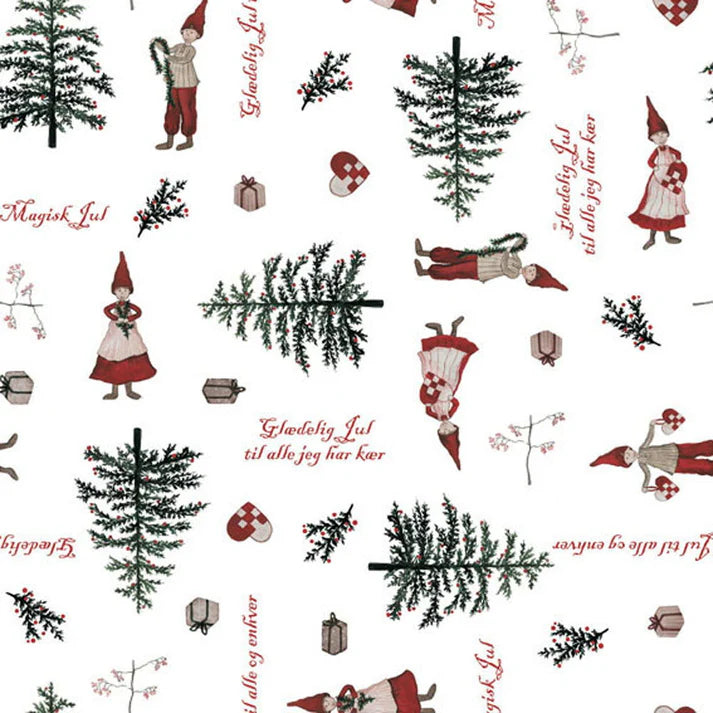 Gavepapir med nisser - 10 meter