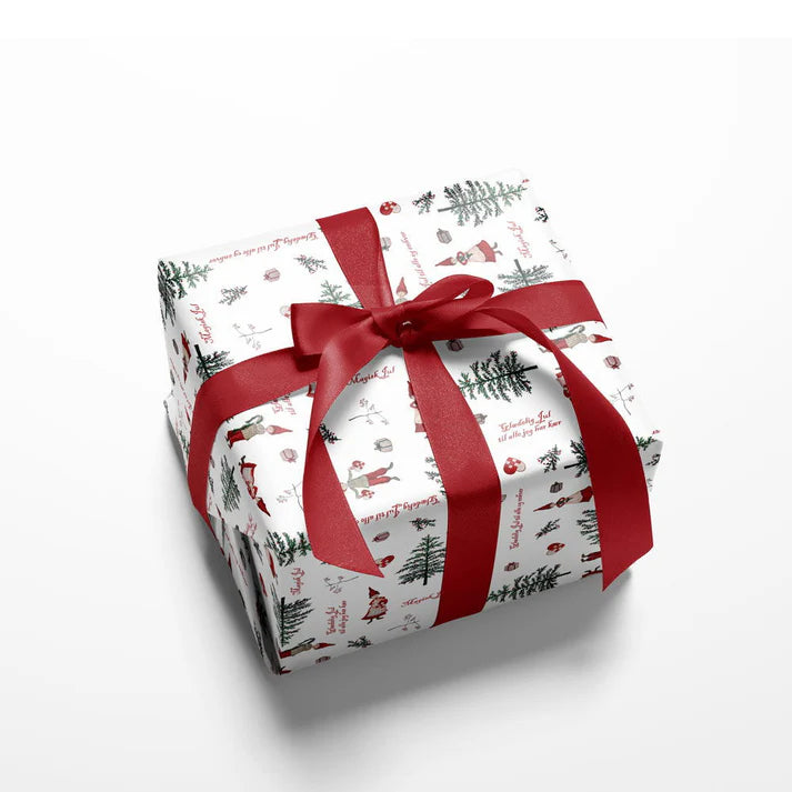 Gavepapir med nisser - 10 meter