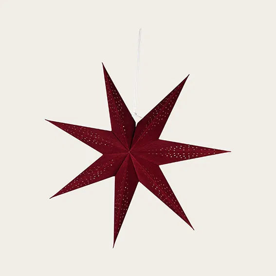 Papirstjerne med mønster