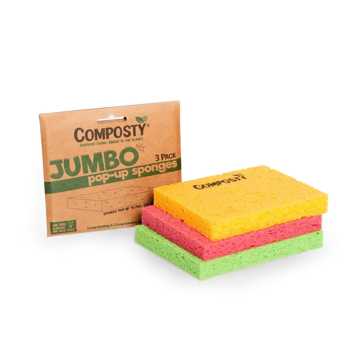Composty®  JUMBO 'Pop-Up' øko-svampe