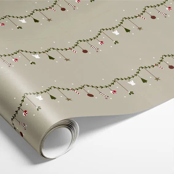 Gavepapir Joyful Christmas 5m