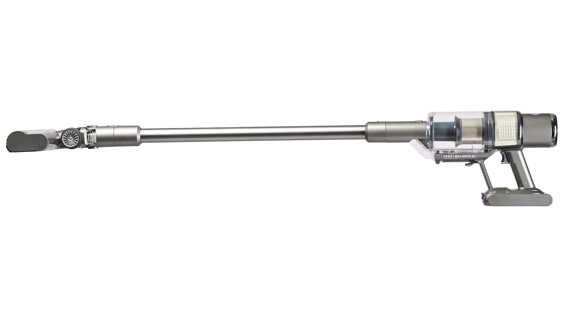 SEBO BALANCE A1 Grey  Let, balanceret og kraftfuld batteristøvsuger