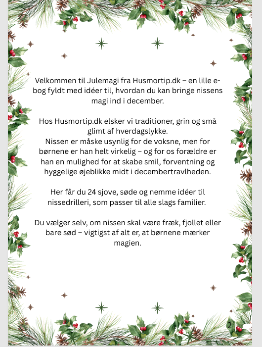 Julemagi fra Husmortip.dk