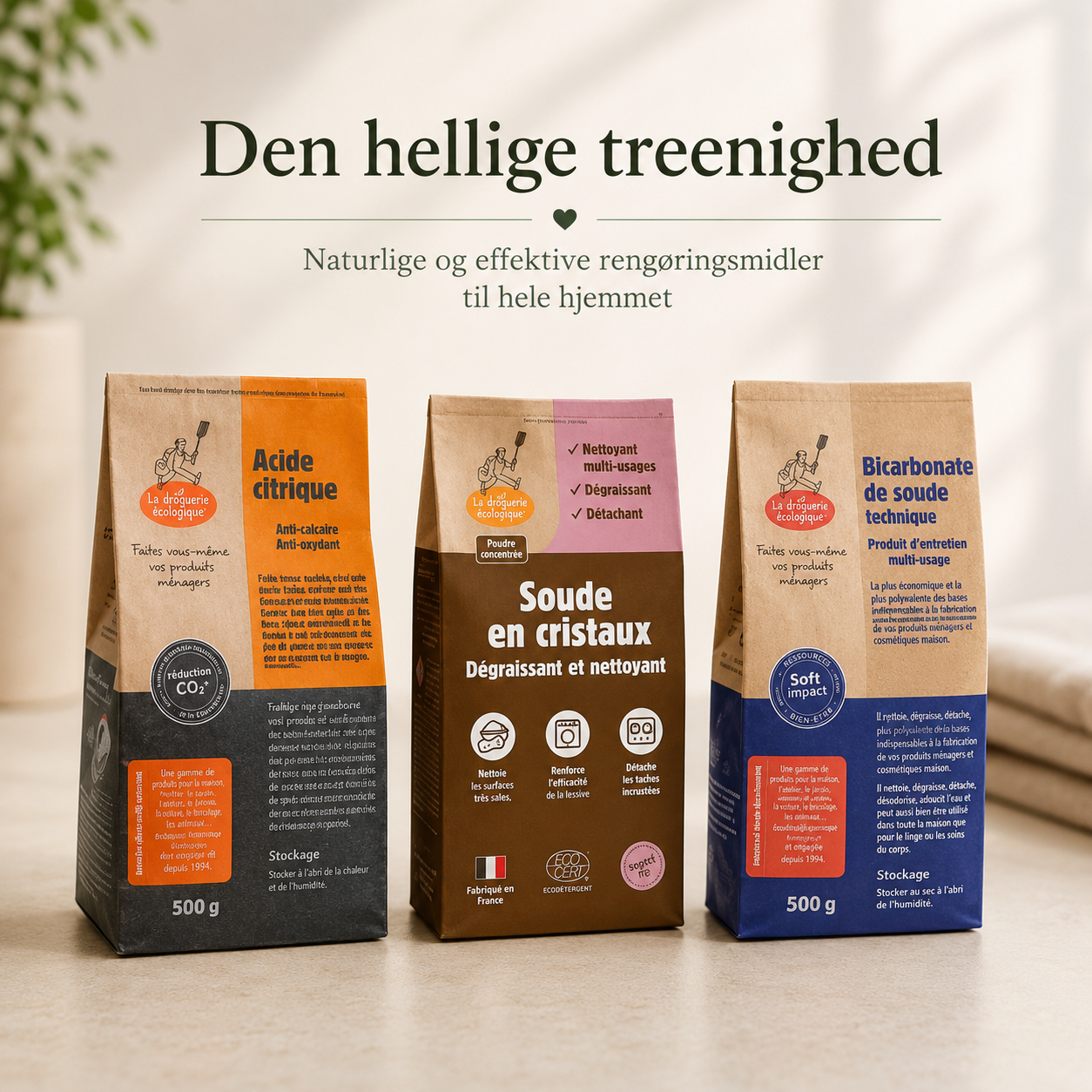 Den hellige treenighed i husmorens skab