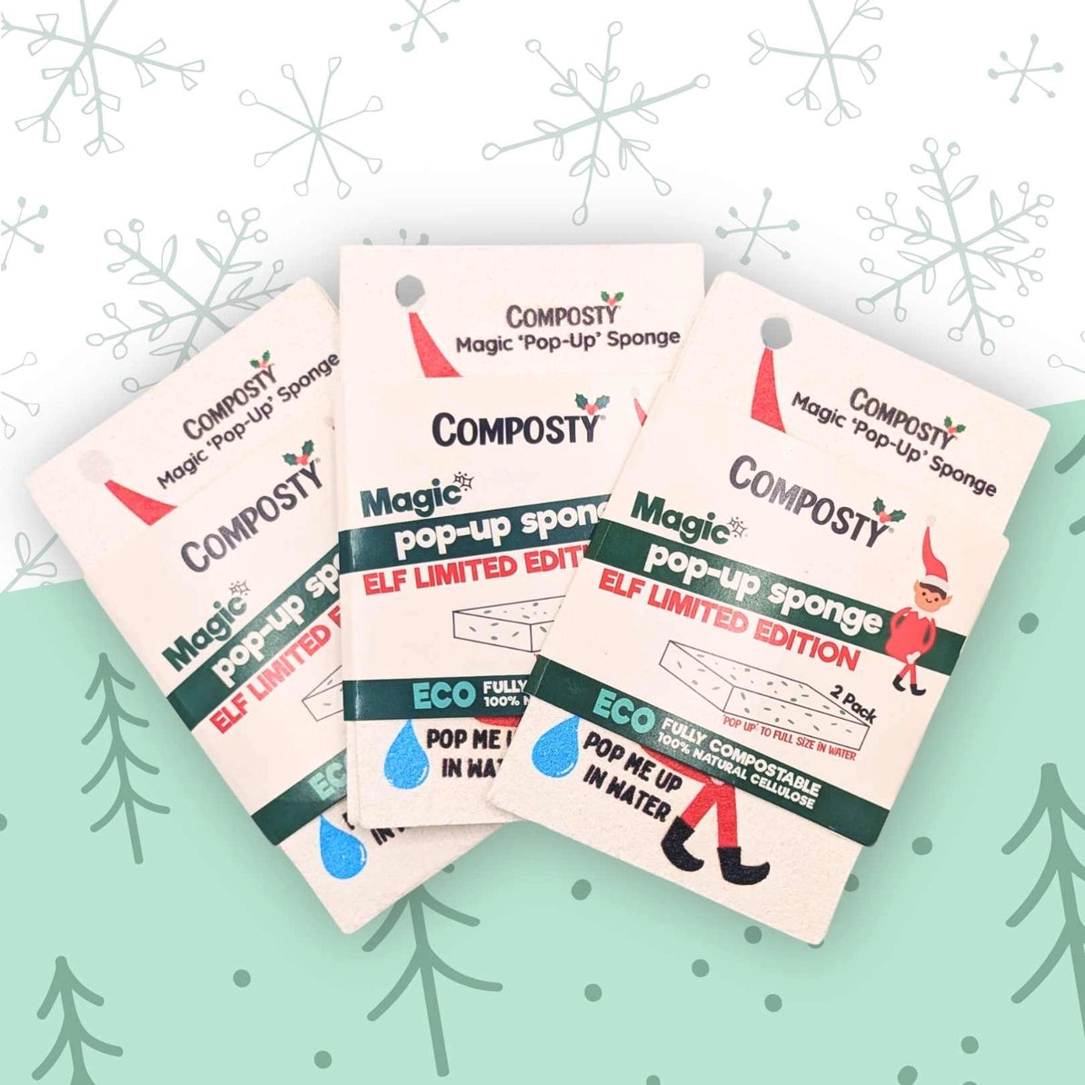 Composty Jule Pop-up-svampe 2pak